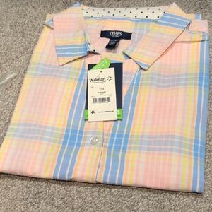 Women's Pastel Plaid Shirt